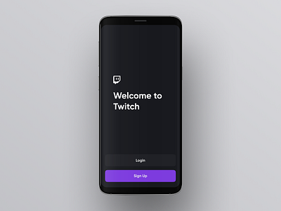 Twitch redesign app concept app concept design figma interface ios iphone typography ui ux
