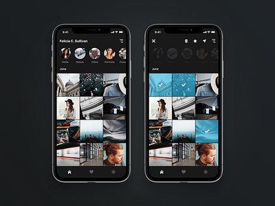 Photo Gallery app.concept app branding concept design figma graphic design interface iphone logo mobile ui ux