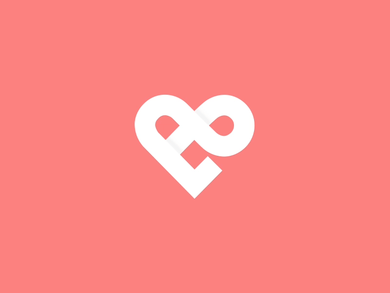 Love Stories animation branding design heart logo motion red