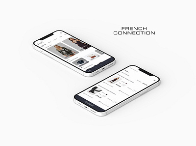 French Connection appdesign basket branding ecommerce mobileapp mobileappdesign ui