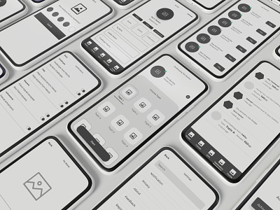 App Wireframe app app design app wireframe appwireframe black and white mobile app ui ux wire frame wireframe