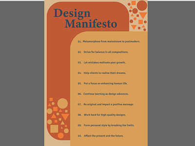 Personal design manifesto