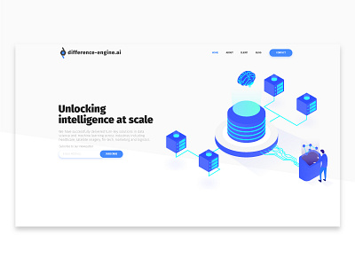 difference-engine.ai Landing Page