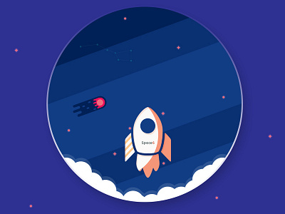 Space6 astronaut icon logo logo design logodesign mars nasa planet purple sky space spaceship spacex stars