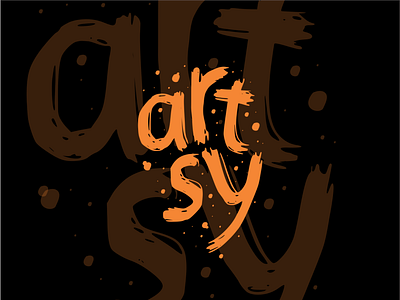 ARTSY WITH BONE FONT branding design graphic design illustration logo typography vector