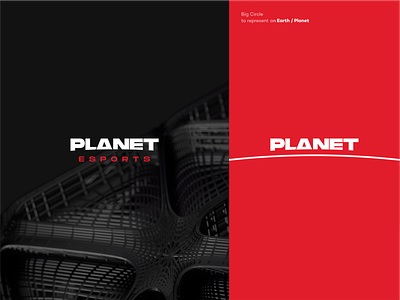 Planet Esports design esports key visual logo planet