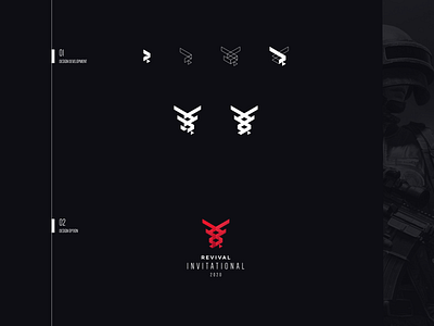 Revival Invitational 2020 esports festival icon identity logo mark symbol tournament