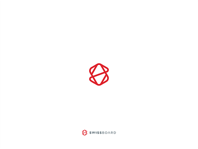 Swissboard icon identity line logo mark rounded s symbol
