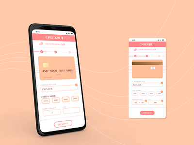 Credit card checkout app checkout credit card daily ui dailyui design figma mobile mockup phone ui ux