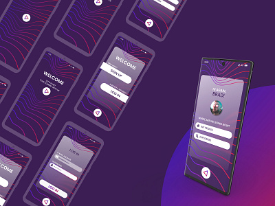 Sign up app daily ui design figma glass effect log in login mobile mockup phone profile sign up ui ux vector