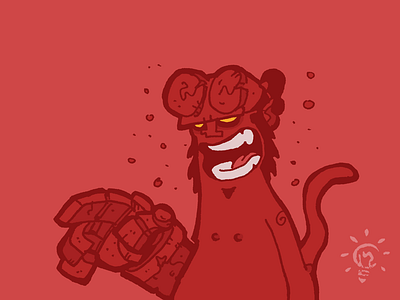 Hellboy illustration