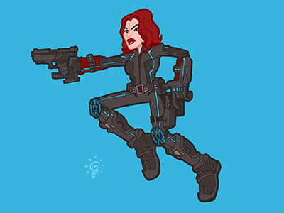 Blackwidow illustration