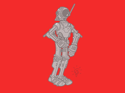 Star Wars: Death Star Droid character design personal illustration