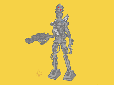 Star Wars: IG88 character design personal illustration