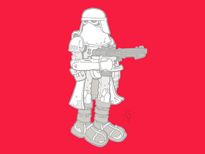 Star Wars: Snowtrooper character design personal illustration