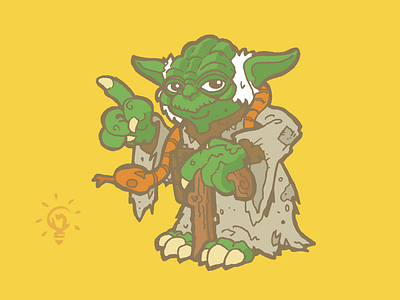 Star Wars: Yoda character design personal illustration