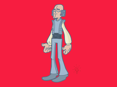 Star Wars: Lobot character design personal illustration