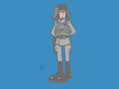 Star Wars: AT-AT commander character design personal illustration