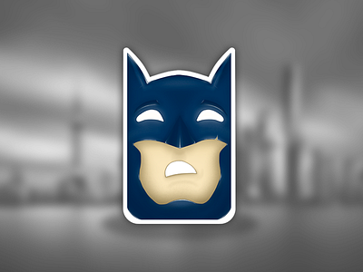 Batman #2 art batman bright character comics dccomics emoji graphic design illustration sketch sticker stickers