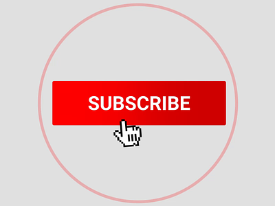 YouTube Subscribe Like Buttons Reminder Overlay Footage Download after effects animation branding button clean design download flat gif illustration like button minimal red redisign social buttons subscribe ui vector video animation youtube