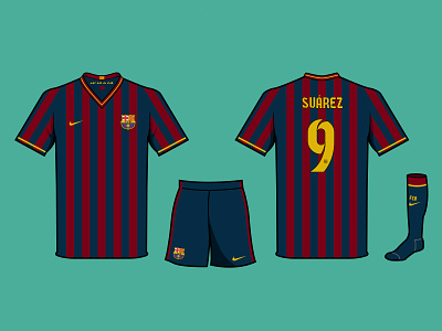 FC Barcelona Kit Concept barcelona football illustration soccer