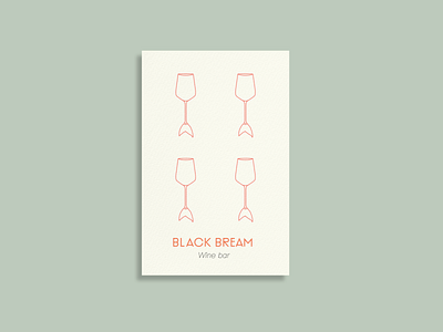 Black Bream branding design icon illustration logo vector