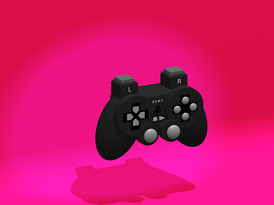 3D PS2 controller Web Interactive 3d app design graphic design illustration logo mobile application mockup motion graphics ui vector