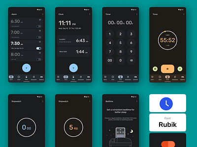 Clock app by Toyoflow