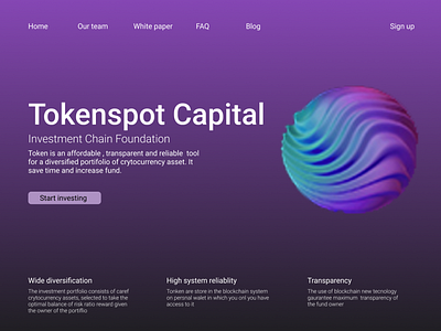 Cryptocurrencies landing page
By Toyoflow