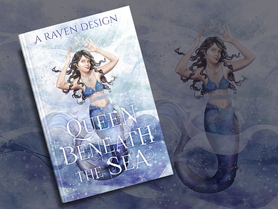 Queen of the Sea book cover design illustration typography