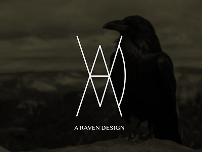 A Raven Design Minimalist branding design logo ui vector