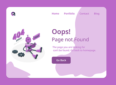 Daily UI #008 - 404 Page design illustration ux
