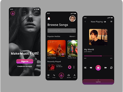 Daily UI   #009  - Music Player