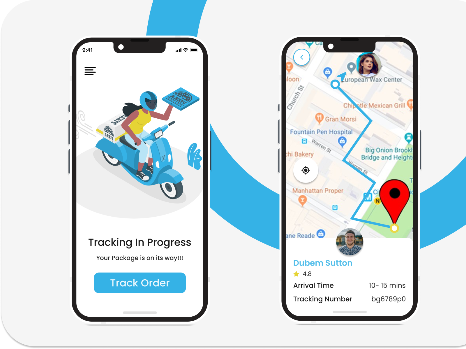 Daily UI 020 Location Tracker by chiamaka onyejegbu on Dribbble