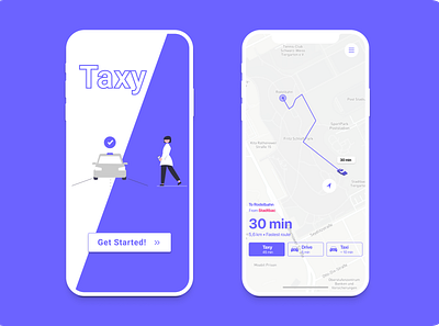 Daily UI #029 - Map figma mobile app transportation ui ux vector