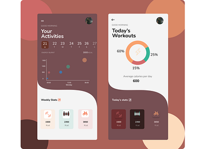 Daily UI 
Day 047 - Activity feed