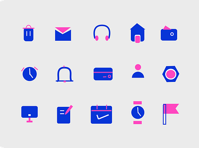 Daily UI Day 055 - Icon Set app branding design icon ui ux