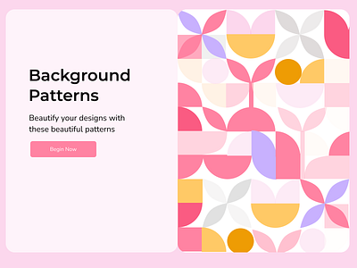 Daily UI Day 059 - Background patterns app design ui ux