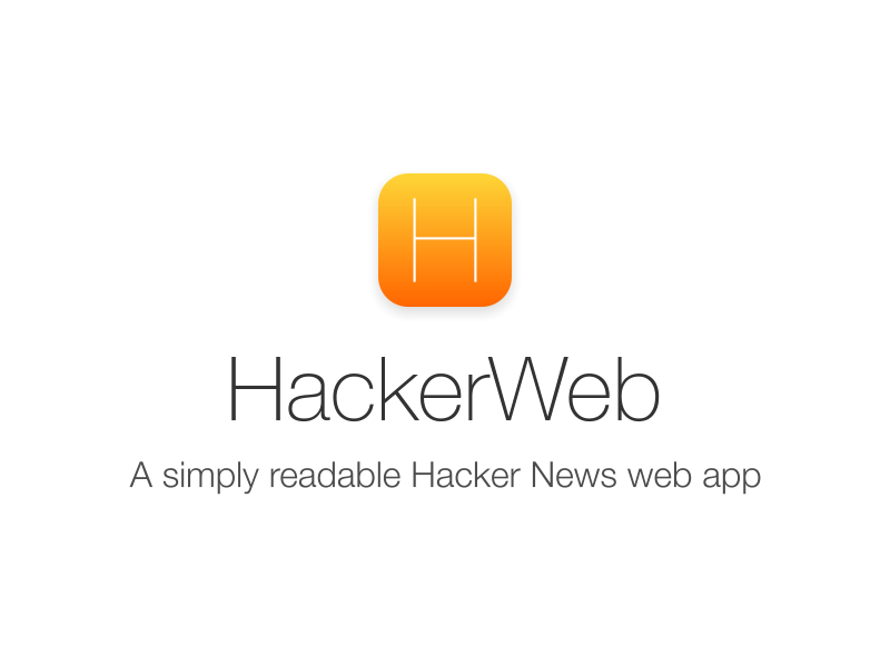 HackerWeb iOS 7 icon, 2nd attempt hackerweb hackernews ios7 ios icon flat