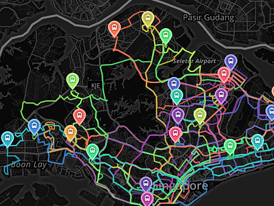 Bus interchanges and routes in Singapore