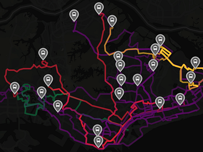 Bus interchanges and routes in Singapore, 2nd attempt bus map sg singapore