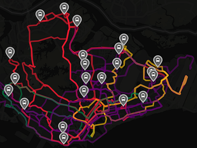 Bus interchanges and routes in Singapore, 3rd attempt bus bus stops map sg singapore