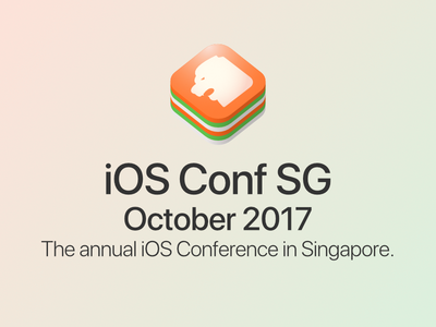 iOS Conf SG - logo proposal 4th iteration