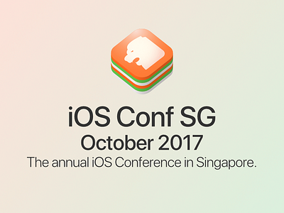 iOS Conf SG - logo proposal 4th iteration