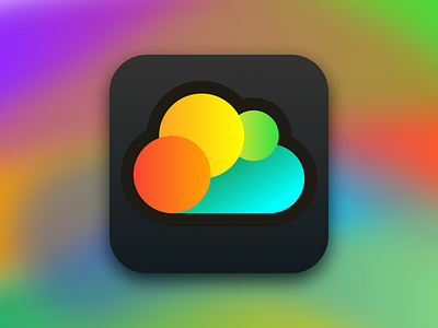Yet another icon for yet another weather app app cloud icon rainbow singapore sun weather