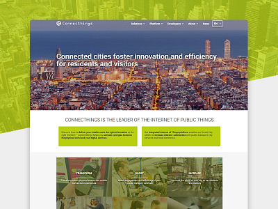 Connecthings's Brand Guidelines beacon brand guideline iot mobile photoshop smart city website