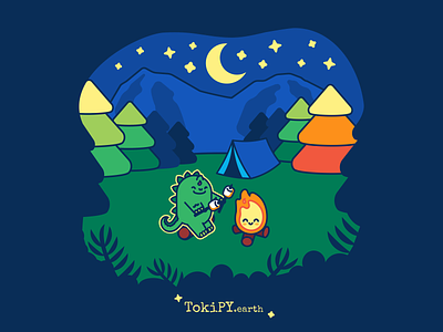 Baby Diploo the Dino Camping