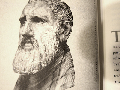 Lives of the Stoics - Zeno - Book Illustration