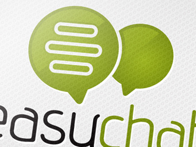 Easy Chat Logo By Artnook On Dribbble