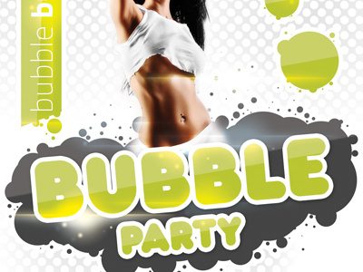 Bubble Party Flyer